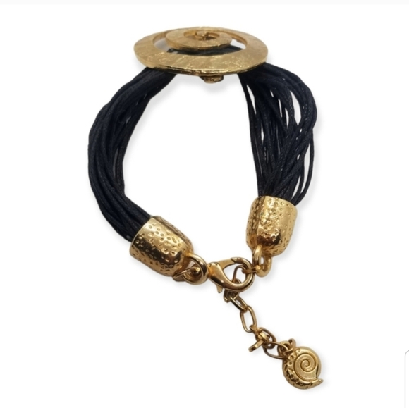 KOSTIBAS HELLAS GOLDTONED GREEK SPIRAL BRACELET - Picture 6 of 6